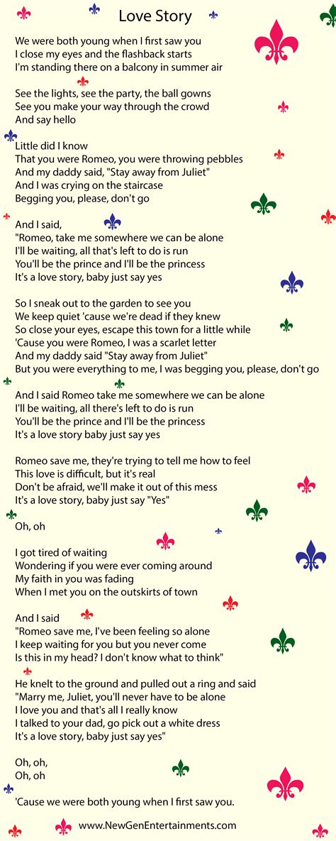 Taylor Swift – Love Story Lyrics